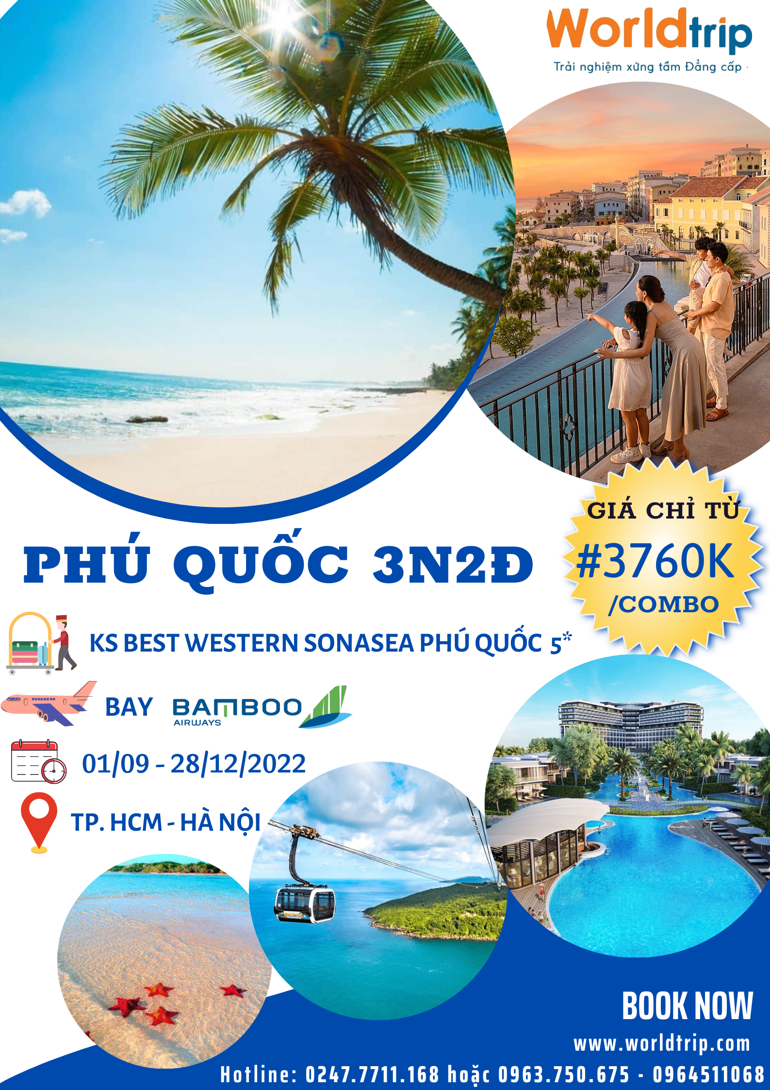 Combo Phú Quốc 3N2Đ - Ks Best Western Sonasea Phu Quốc 5 sao