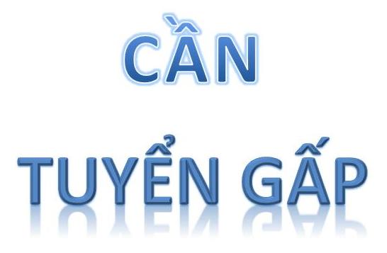 TUYỂN GẤP NHÂN VIÊN KINH DOANH THÁNG 2 - 2017